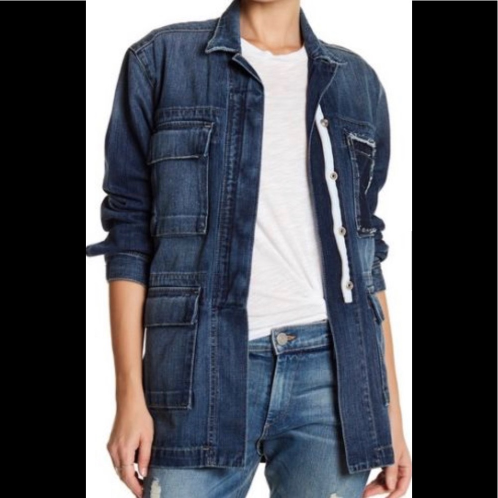 TRUE RELIGION denim military jacket 🧥